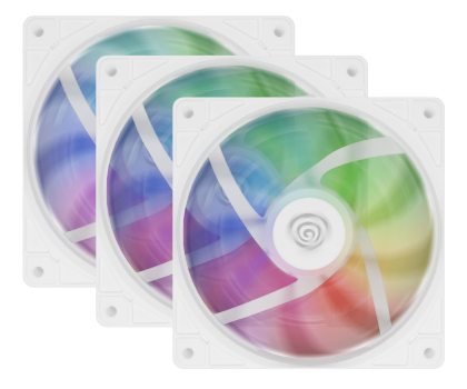 Wentylator do komputera Genesis Oxal ARGB Triple Pack 3x120mm White